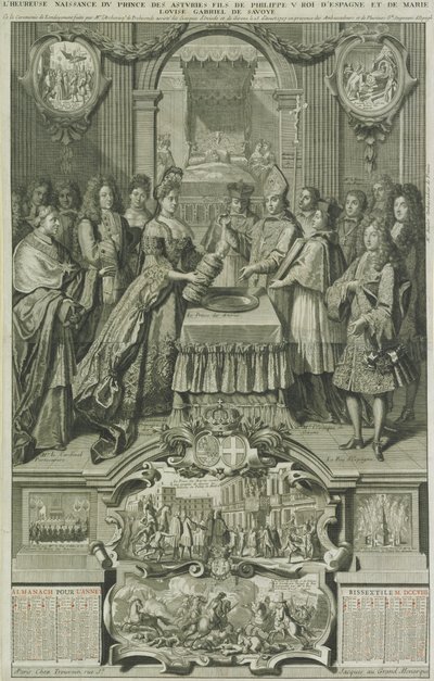 Birth of the Prince of Asturias by Unbekannt Unbekannt